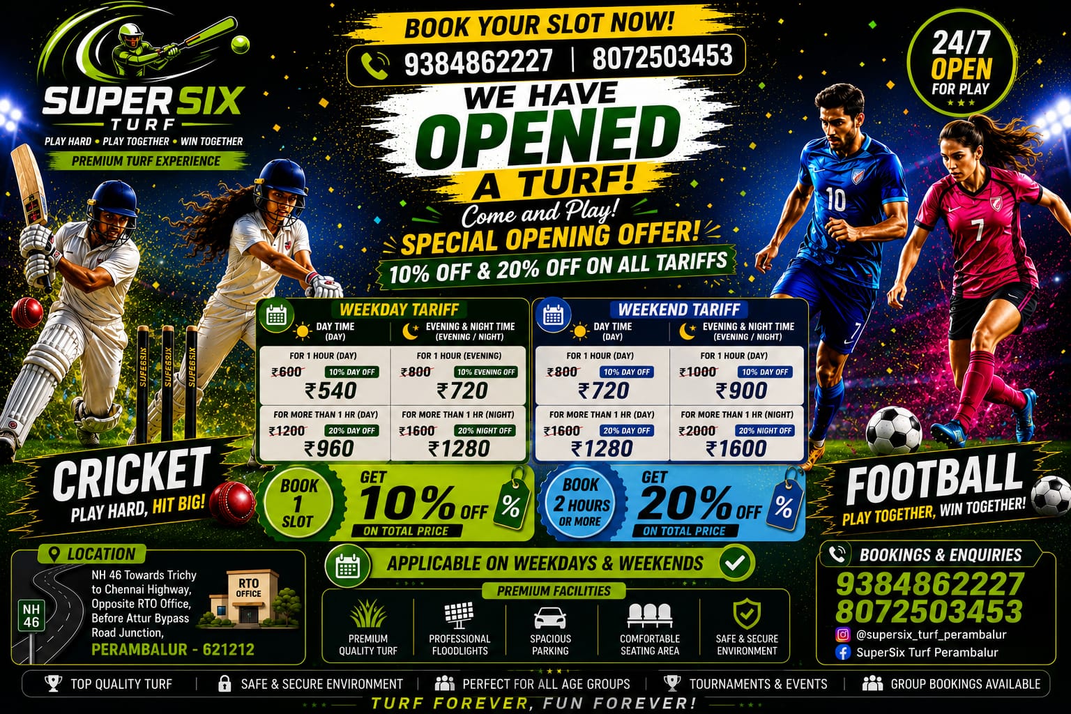 Super Six Turf special offer